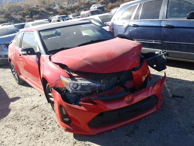 JTKJF5C78FJ006178 - 2015 TOYOTA SCION TC RED photo 1