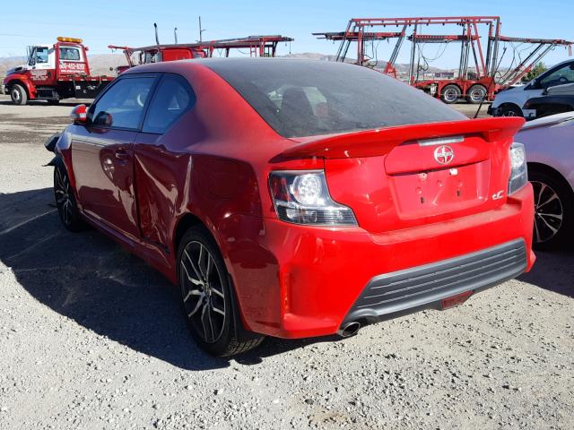 JTKJF5C78FJ006178 - 2015 TOYOTA SCION TC RED photo 3