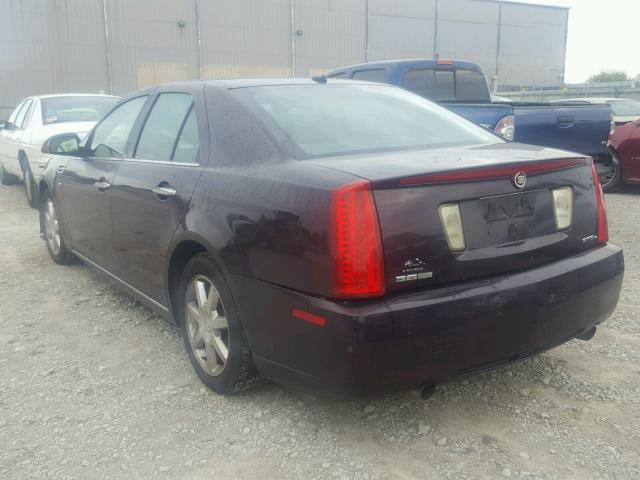 1G6DD67V980152044 - 2008 CADILLAC STS BURGUNDY photo 3