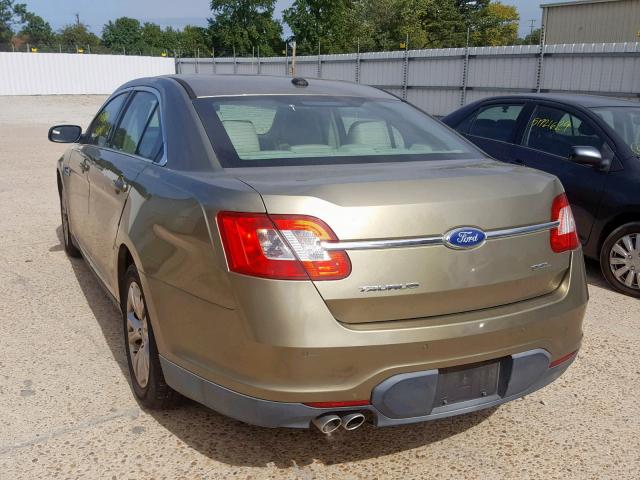 1FAHP2EW9CG140864 - 2012 FORD TAURUS SEL GREEN photo 3