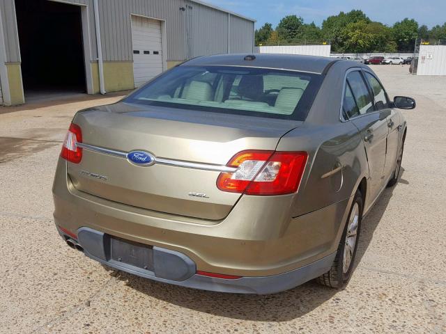 1FAHP2EW9CG140864 - 2012 FORD TAURUS SEL GREEN photo 4