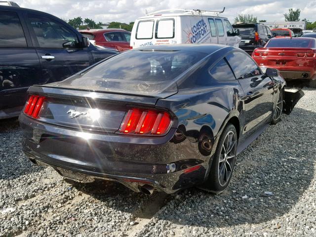 1FA6P8TH5G5259527 - 2016 FORD MUSTANG BLACK photo 4