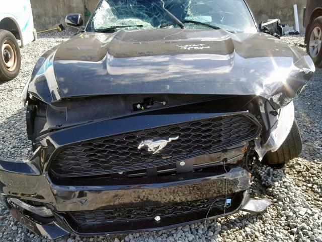 1FA6P8TH5G5259527 - 2016 FORD MUSTANG BLACK photo 9