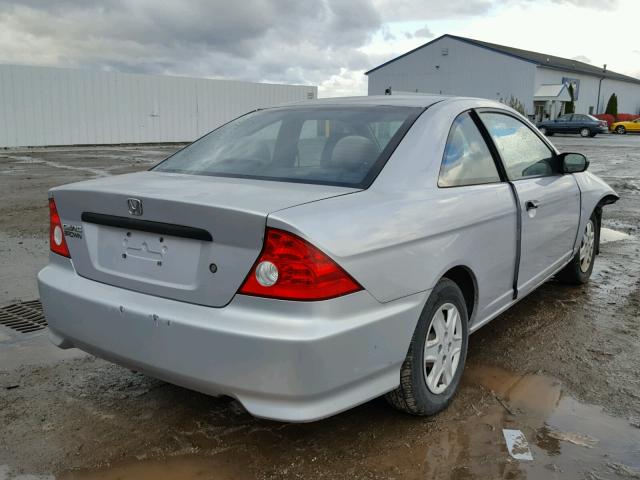 1HGEM21144L050855 - 2004 HONDA CIVIC DX V SILVER photo 4