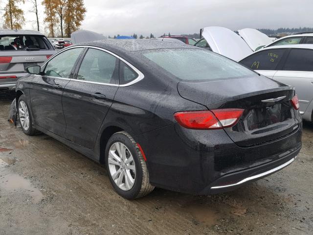 1C3CCCAB6GN157569 - 2016 CHRYSLER 200 LIMITE BLACK photo 3