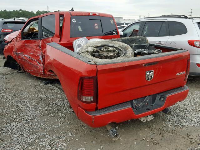 1C6RR7MT2ES381864 - 2014 RAM 1500 SPORT RED photo 3