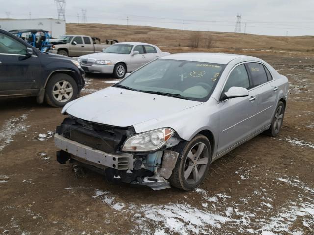1G1ZC5E03CF110880 - 2012 CHEVROLET MALIBU 1LT SILVER photo 2