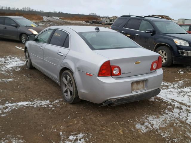 1G1ZC5E03CF110880 - 2012 CHEVROLET MALIBU 1LT SILVER photo 3