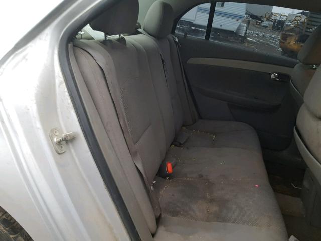 1G1ZC5E03CF110880 - 2012 CHEVROLET MALIBU 1LT SILVER photo 6