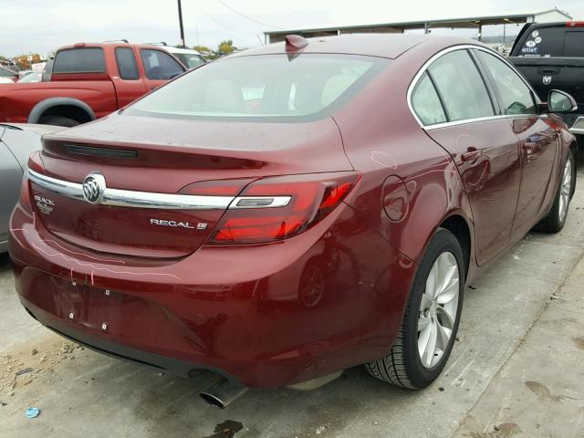 2G4GK5EX6G9194394 - 2016 BUICK REGAL RED photo 4