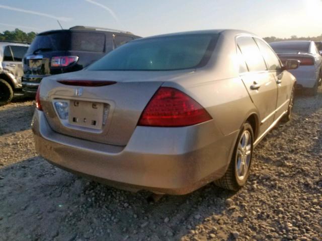 1HGCM56726A151087 - 2006 HONDA ACCORD EX BEIGE photo 4