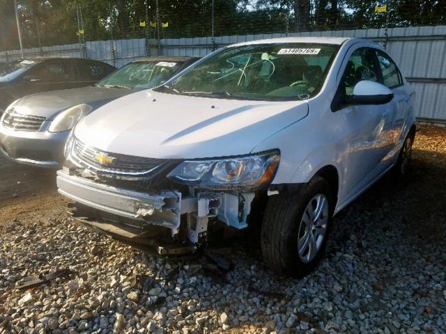 1G1JB5SH3H4123397 - 2017 CHEVROLET SONIC LS 白色 照片 2