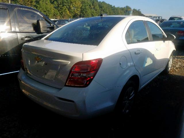 1G1JB5SH3H4123397 - 2017 CHEVROLET SONIC LS 白色 照片 4