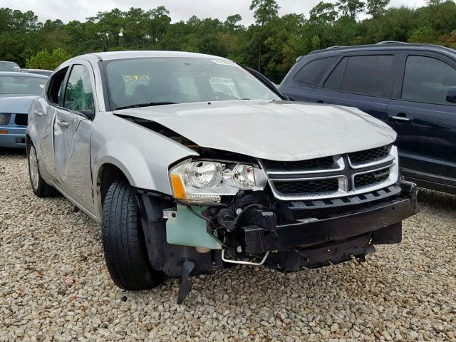 1B3BD4FB5BN501454 - 2011 DODGE AVENGER EX SILVER photo 1