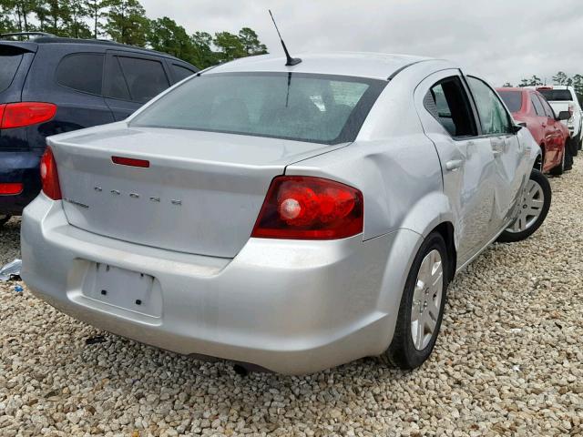 1B3BD4FB5BN501454 - 2011 DODGE AVENGER EX SILVER photo 4