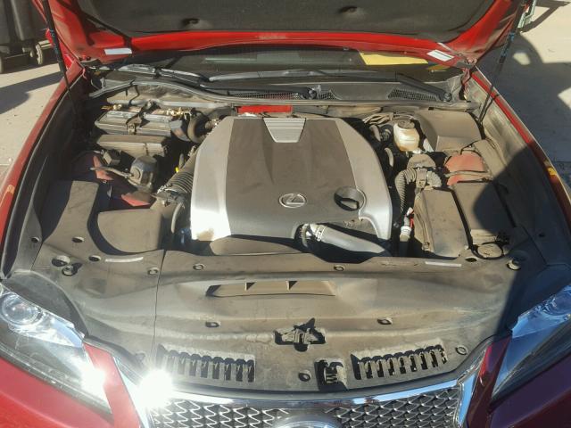 JTHBE1BL7D5003721 - 2013 LEXUS GS 350 RED photo 7