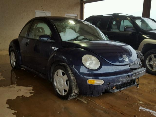 3VWCT21C31M405516 - 2001 VOLKSWAGEN NEW BEETLE BLUE photo 1