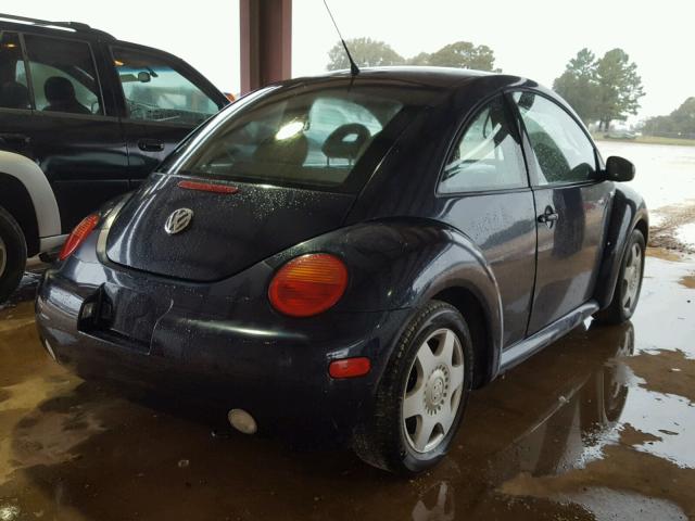 3VWCT21C31M405516 - 2001 VOLKSWAGEN NEW BEETLE BLUE photo 4