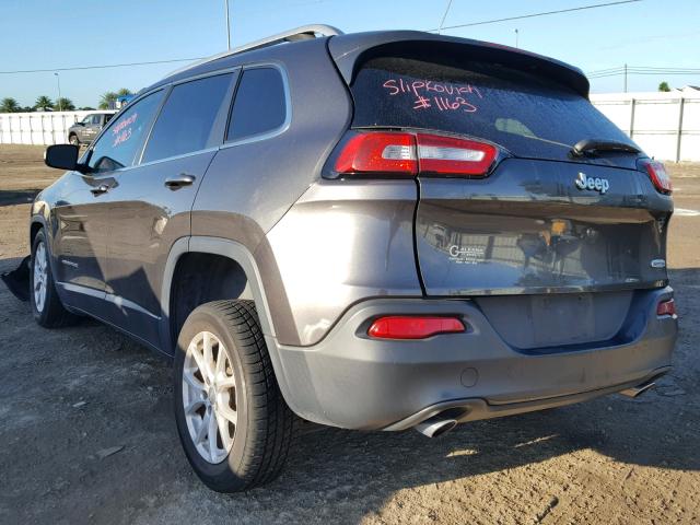 1C4PJLCS6EW170572 - 2014 JEEP CHEROKEE L GRAY photo 3