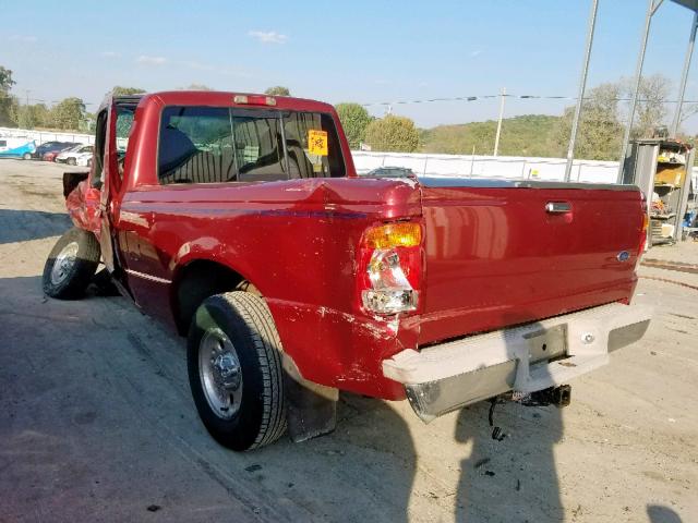 1FTYR10C6WPB13900 - 1998 FORD RANGER MAROON photo 3