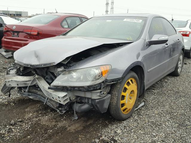 JH4KB16505C010771 - 2005 ACURA RL GRAY photo 2