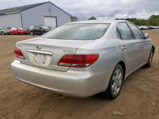 JTHBA30GX55071929 - 2005 LEXUS ES 330 SILVER photo 4