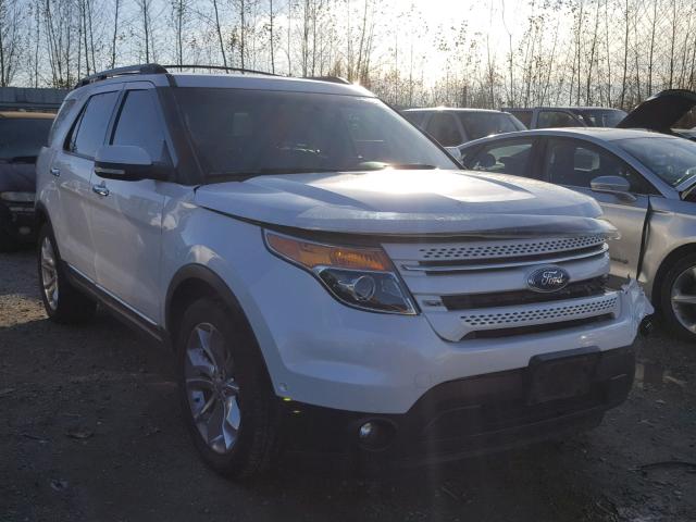 1FMHK8F87BGA11964 - 2011 FORD EXPLORER L WHITE photo 1