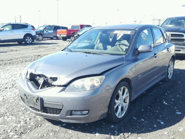 JM1BK343071742492 - 2007 MAZDA 3 HATCHBAC GRAY photo 2