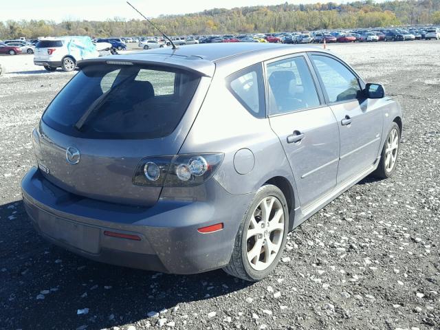 JM1BK343071742492 - 2007 MAZDA 3 HATCHBAC GRAY photo 4