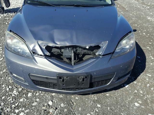 JM1BK343071742492 - 2007 MAZDA 3 HATCHBAC GRAY photo 9