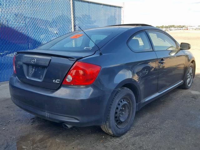 JTKDE177450006170 - 2005 TOYOTA SCION TC CHARCOAL photo 4