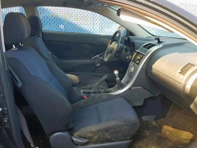 JTKDE177450006170 - 2005 TOYOTA SCION TC CHARCOAL photo 5