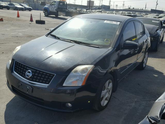 3N1AB61EX8L607813 - 2008 NISSAN SENTRA 2.0 BLACK photo 2