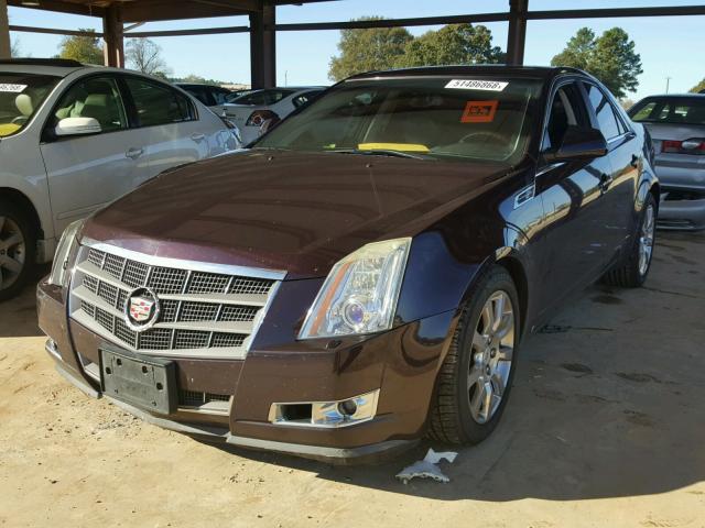 1G6DV57V980214629 - 2008 CADILLAC CTS HI FEA PURPLE photo 2