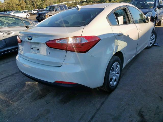 KNAFK4A63E5139271 - 2014 KIA FORTE LX TAN photo 4