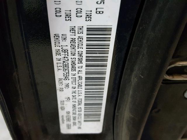 1J8FF47W38D675946 - 2008 JEEP COMPASS SP 黑色 照片 10