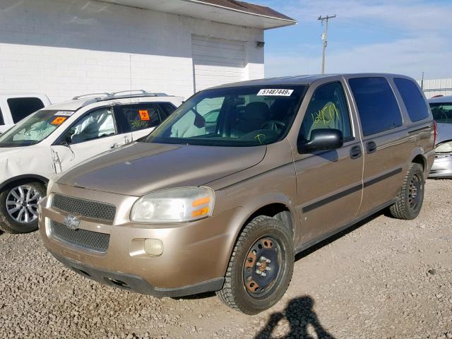 1GNDV23L66D236228 - 2006 CHEVROLET UPLANDER L GOLD photo 2