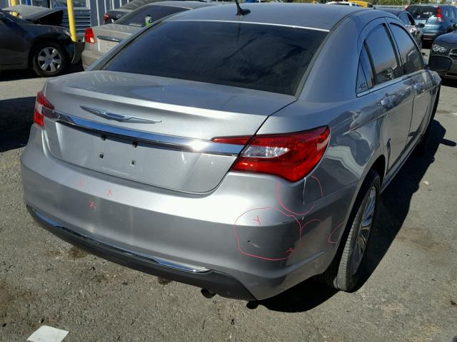 1C3CCBAB8DN671154 - 2013 CHRYSLER 200 LX GRAY photo 4