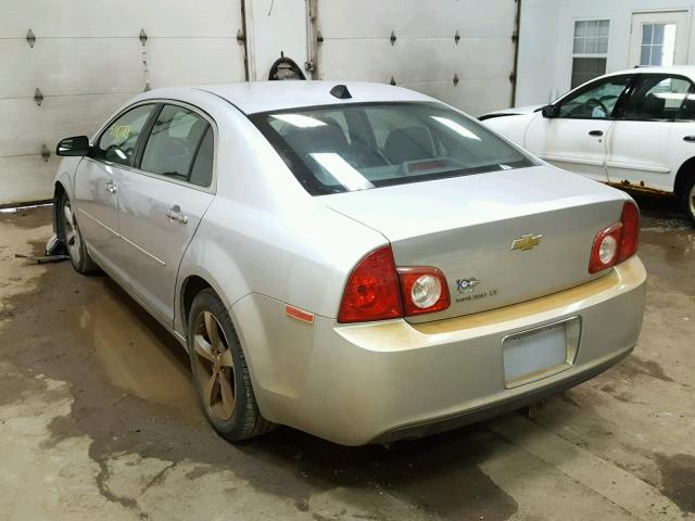 1G1ZC5E06CF213078 - 2012 CHEVROLET MALIBU 1LT SILVER photo 3