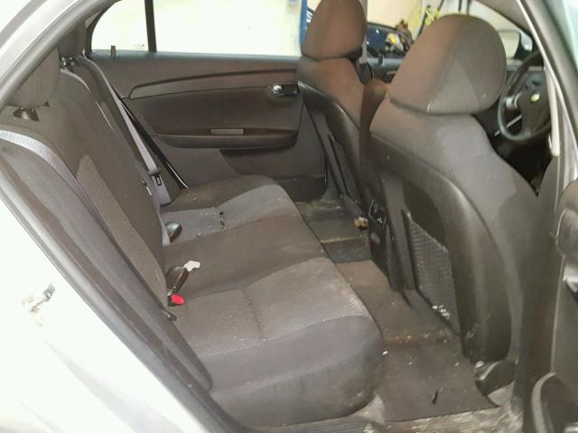 1G1ZC5E06CF213078 - 2012 CHEVROLET MALIBU 1LT SILVER photo 6