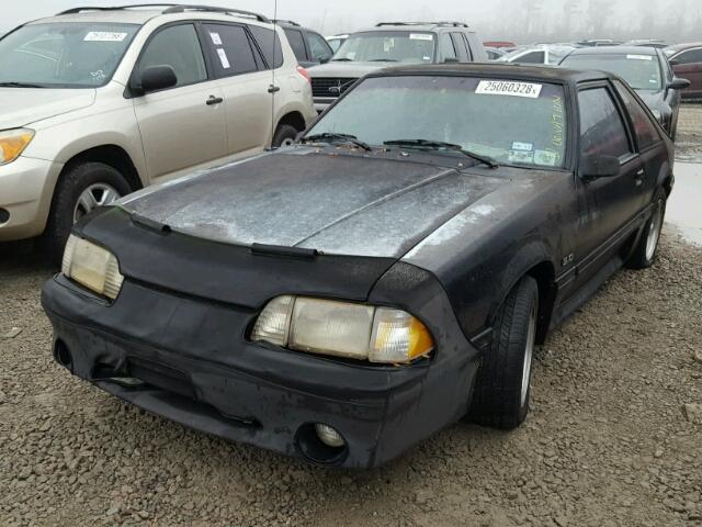 1FACP42E0LF135687 - 1990 FORD MUSTANG GT BLACK photo 2