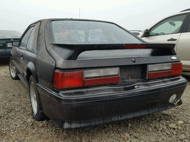 1FACP42E0LF135687 - 1990 FORD MUSTANG GT BLACK photo 3