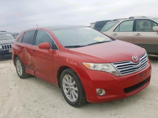 4T3ZE11AX9U009366 - 2009 TOYOTA VENZA BASE RED photo 1