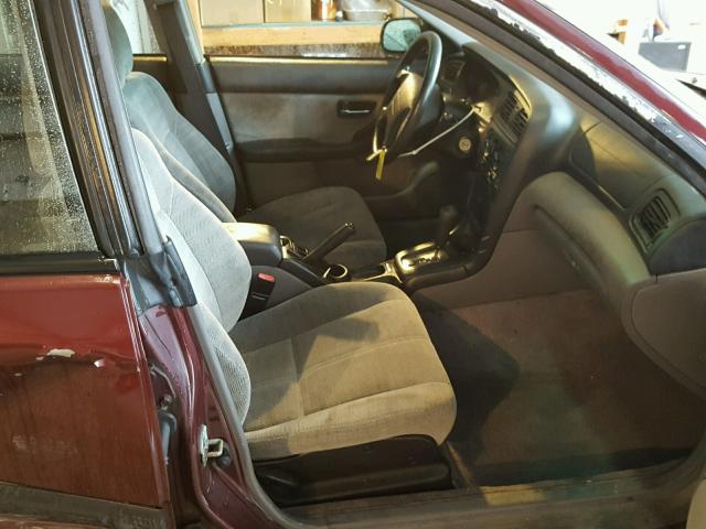 4S3BE635X17210814 - 2001 SUBARU LEGACY L MAROON photo 5