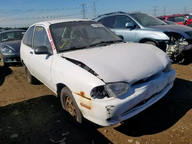 KNJLT05H5V6227012 - 1997 FORD ASPIRE WHITE photo 1