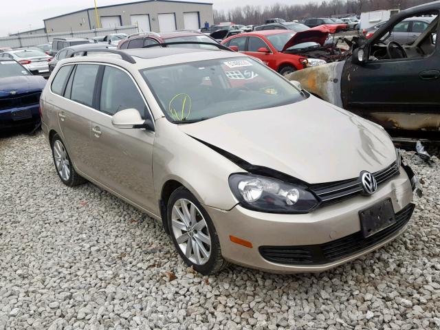 3VWPL7AJ1EM611131 - 2014 VOLKSWAGEN JETTA TDI GOLD photo 1