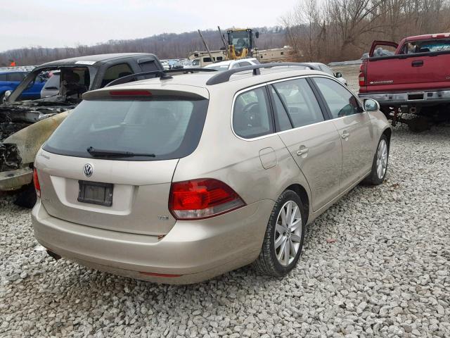 3VWPL7AJ1EM611131 - 2014 VOLKSWAGEN JETTA TDI GOLD photo 4