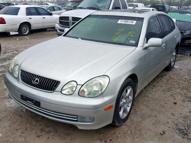 JT8BD69S320164459 - 2002 LEXUS GS 300 GRAY photo 2