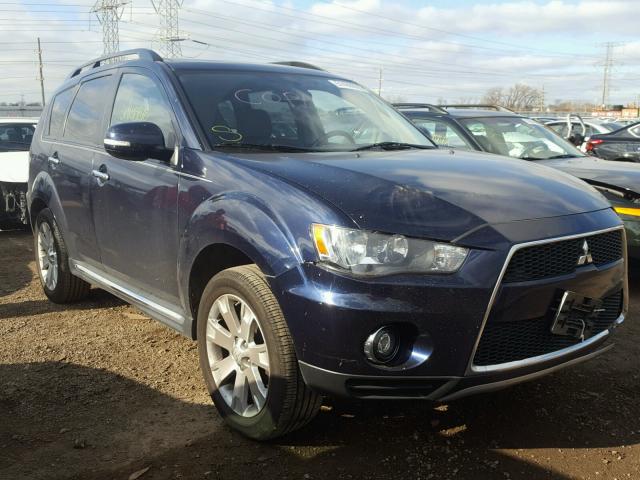 JA4JT3AW2AZ011461 - 2010 MITSUBISHI OUTLANDER BLUE photo 1