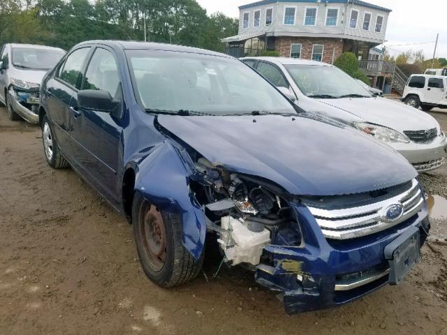 3FAHP06Z87R257511 - 2007 FORD FUSION S BLUE photo 1